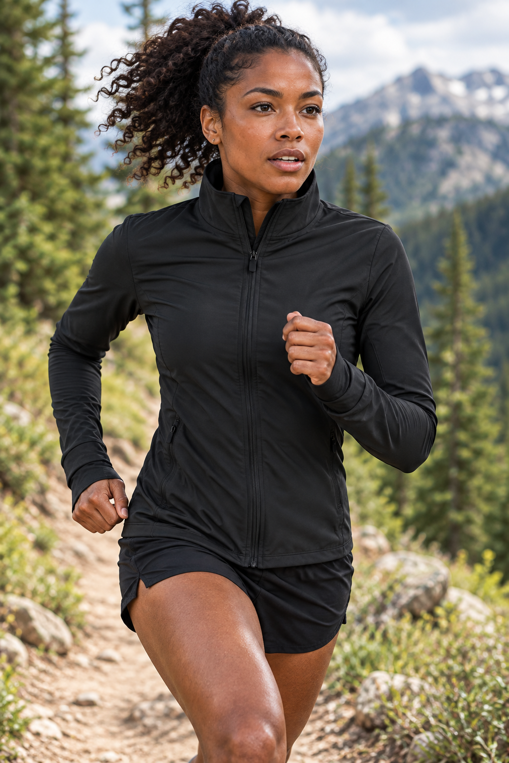 Classic Run Jacket - Black
