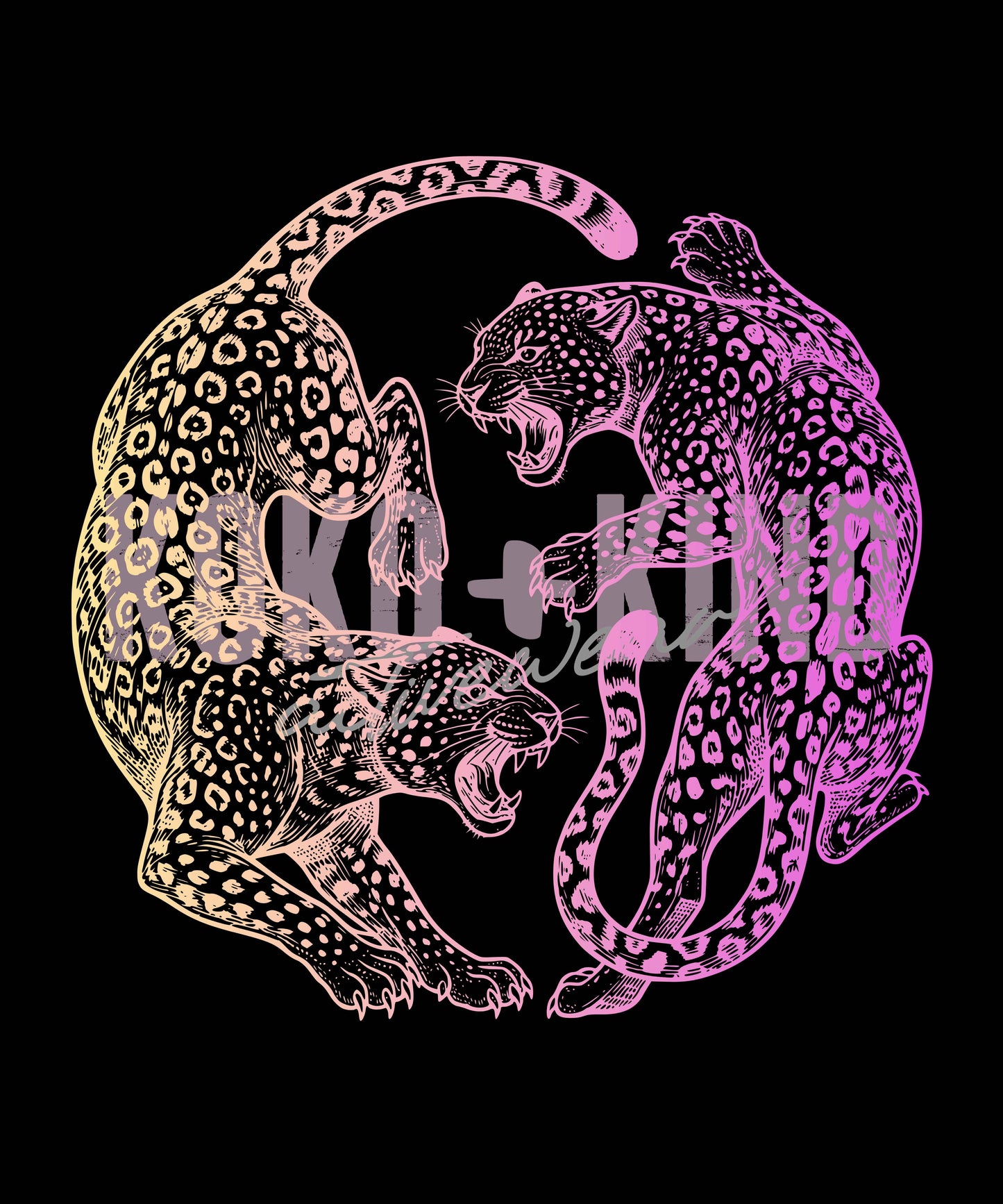 Twin Leopard Tee