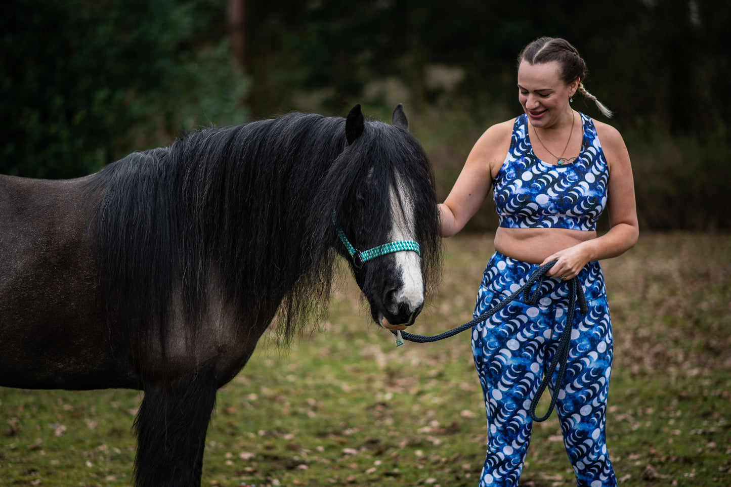 Midnight Moon Full Length Leggings - koko+kind Running Uk