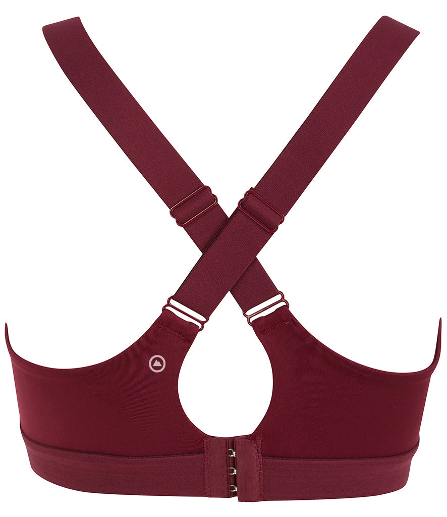 Burgundy Cross Back Bra - koko+kind