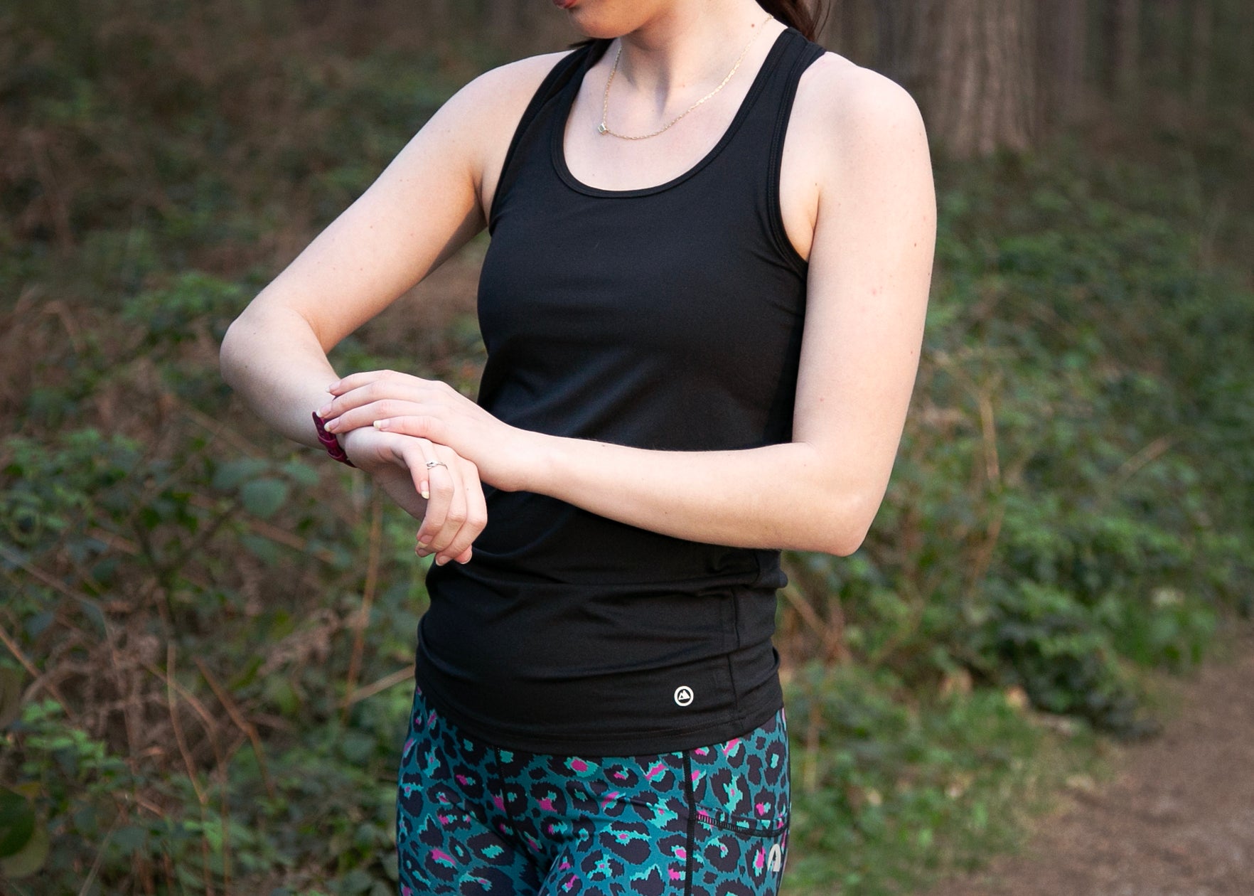 Black Performance Sports Vest - koko+kind Running Uk