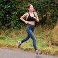Teal Garden leopard Leggings 7/8ths - koko+kind Running Uk