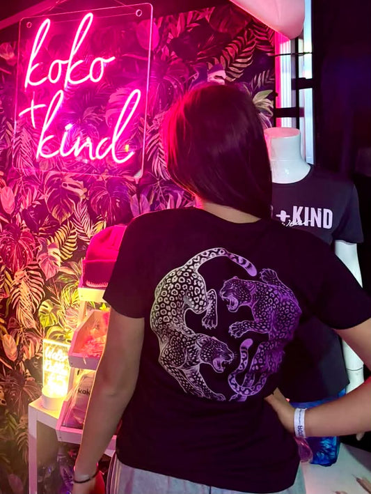 Twin Leopard Tee