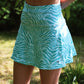 Minty Zebra Skort