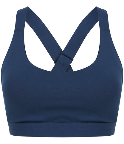Deep Navy Cross Back Bra - koko+kind Running Uk