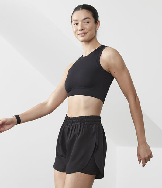 BLACK | Double Shorts - koko+kind Running Uk