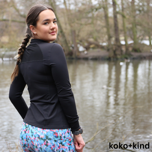 Classic Run Jacket - Black - koko+kind Running Uk
