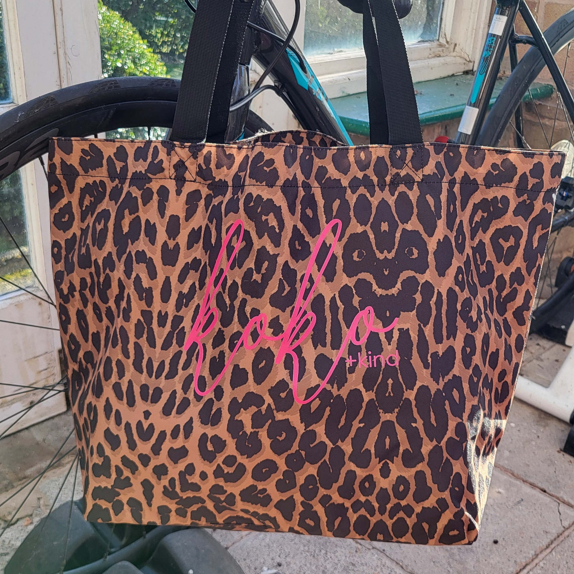 Leopard Print Summer Tote Bag - koko+kind Running Uk