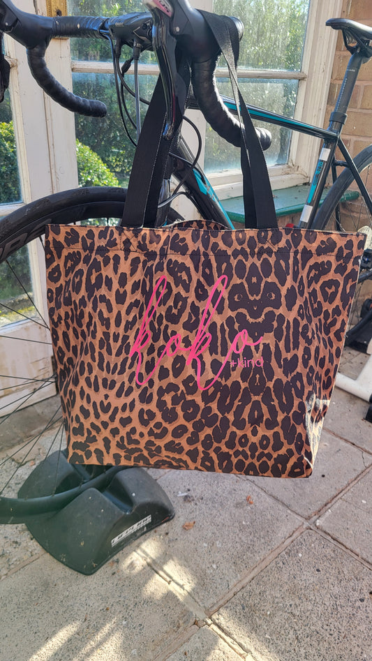 Leopard Print Summer Tote Bag - koko+kind Running Uk