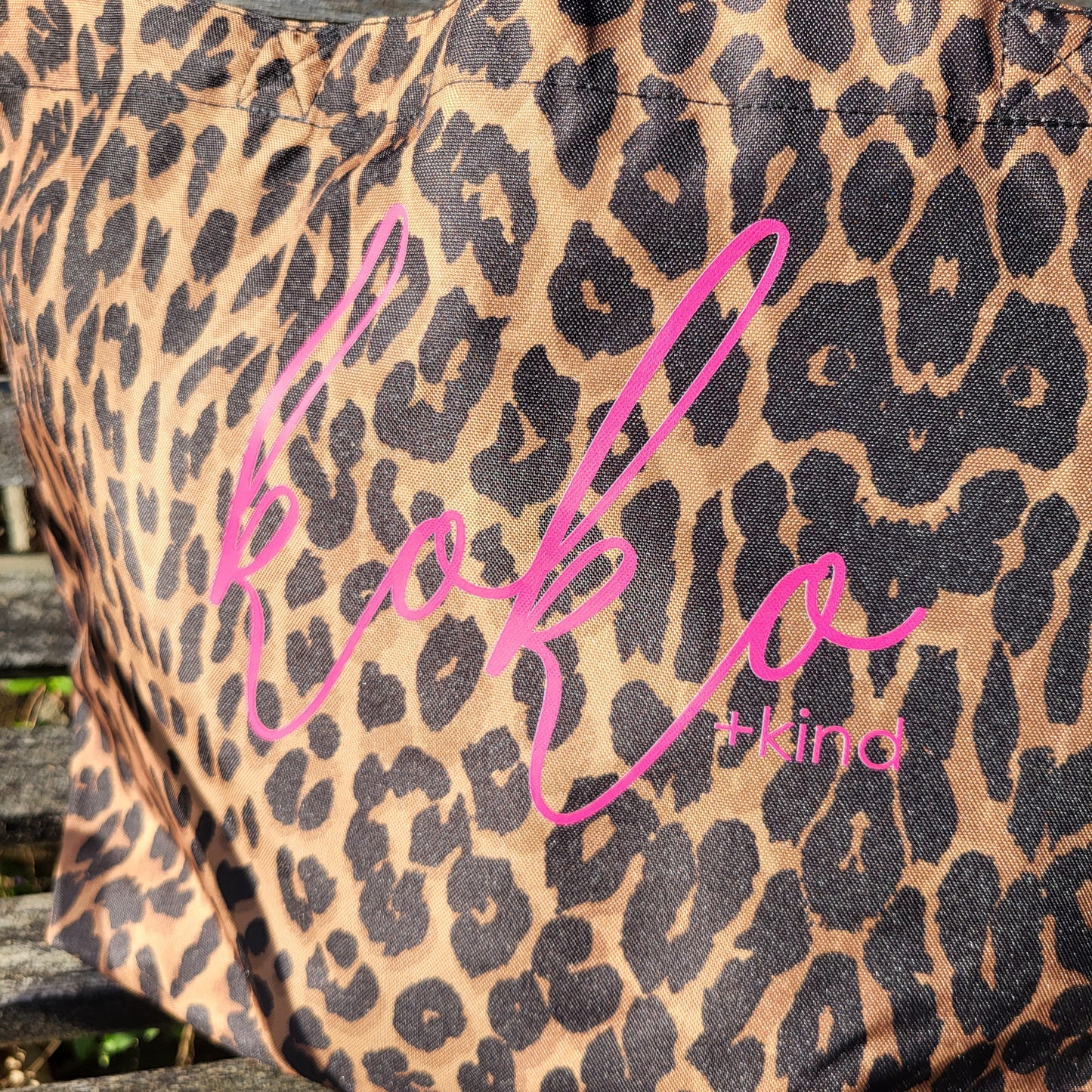Leopard Print Summer Tote Bag - koko+kind Running Uk