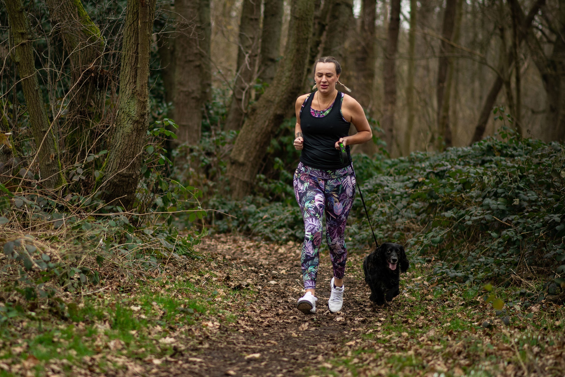 Black Performance Sports Vest - koko+kind Running Uk