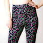 Khaki Leopard Full Length Activewear Leggings - koko+kind